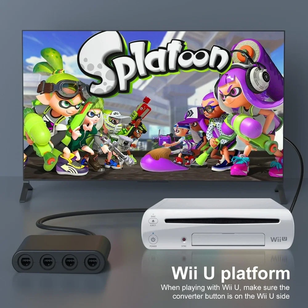 Gamecube Controller Adapter for Switch 2 & Switch 1/OLED PC WII U